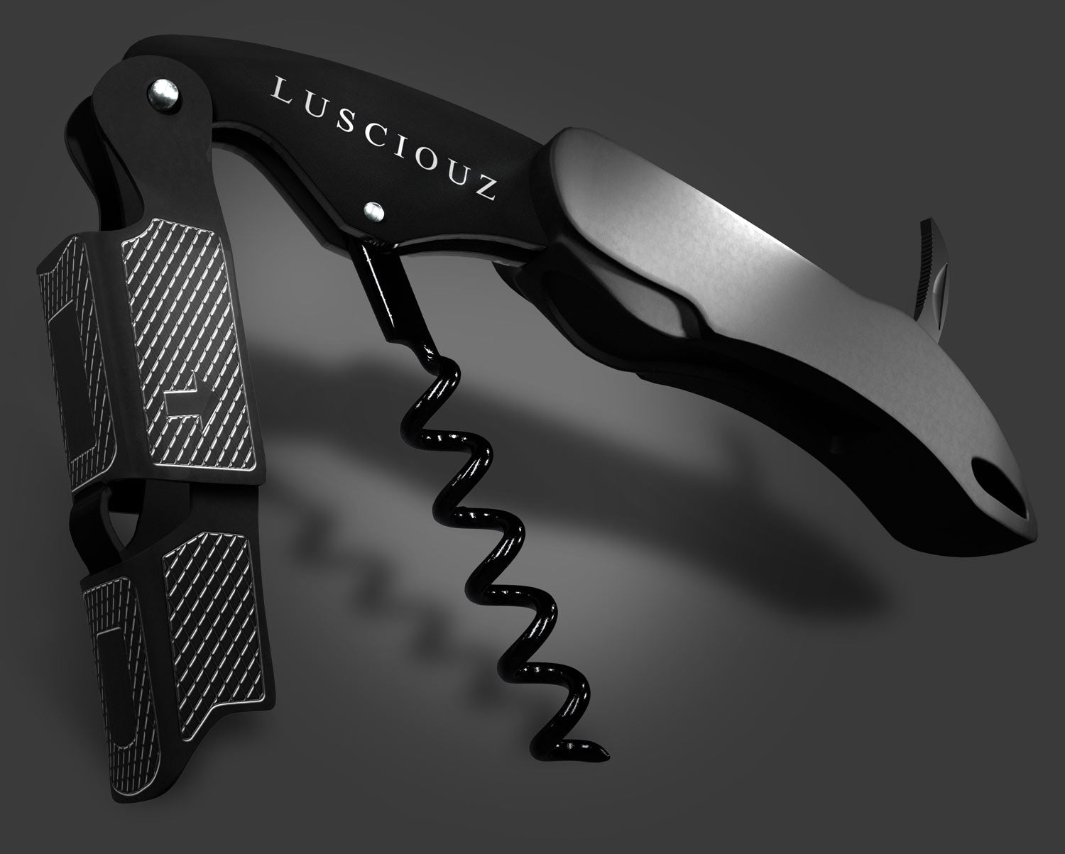 ソムリエナイフ プロフェッショナル ダブルアクション (シルバー 101) LUSCIOUZ ルーシャズ ソムリエナイフ プロフェッショナル ダブル